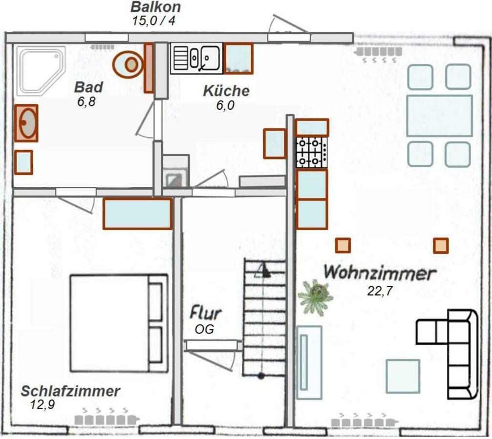 Ferienwohnung Schreiberstrasse Wernigerode Buitenkant foto